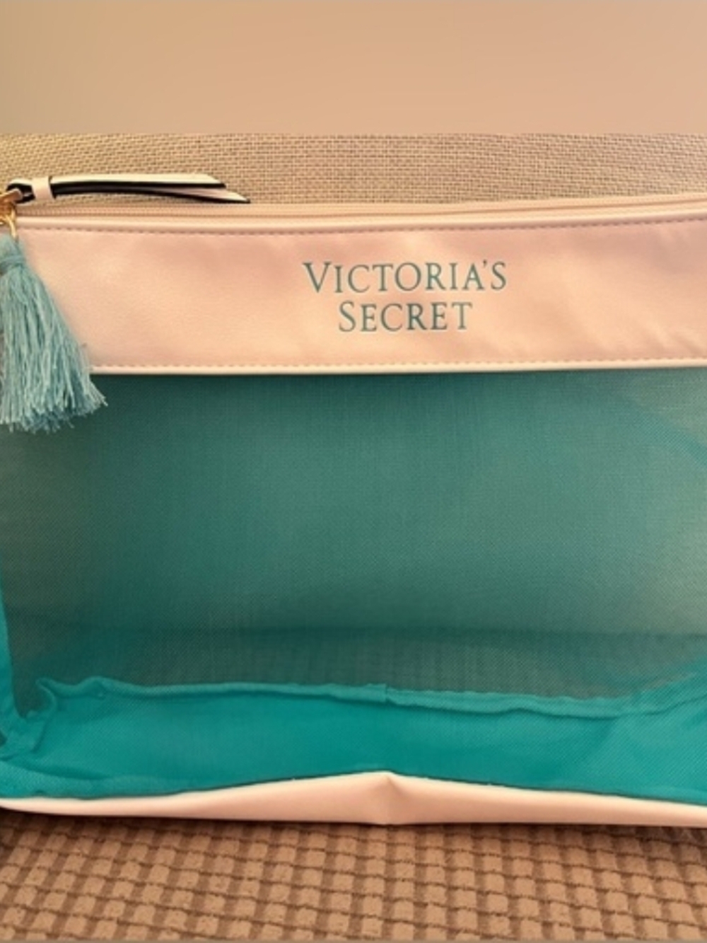 Victoria's Secret Pink and Teal Travel Pouch